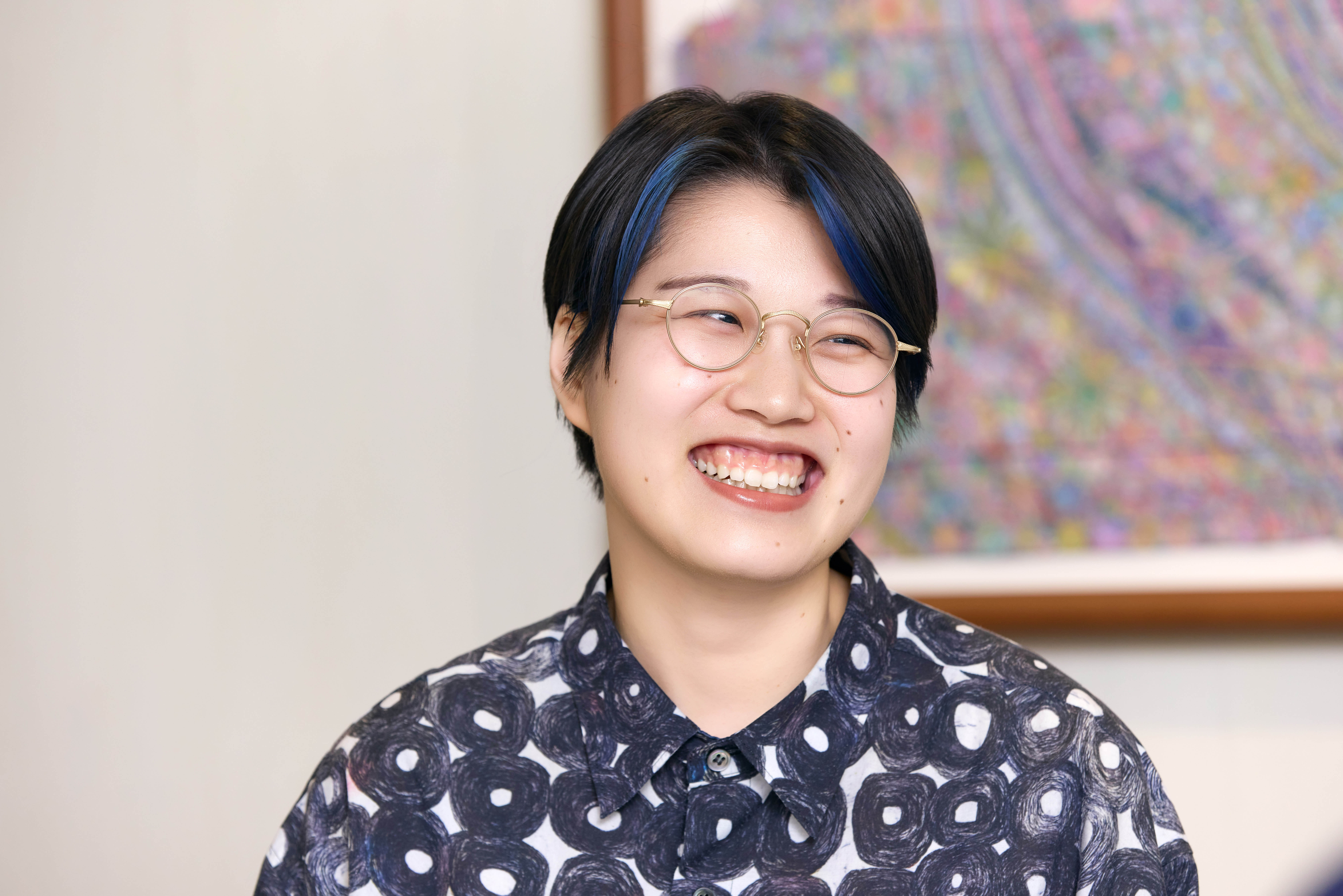 山本さんの笑顔