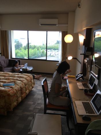 2013年、バングラデシュで住んでいたアパートの屋上