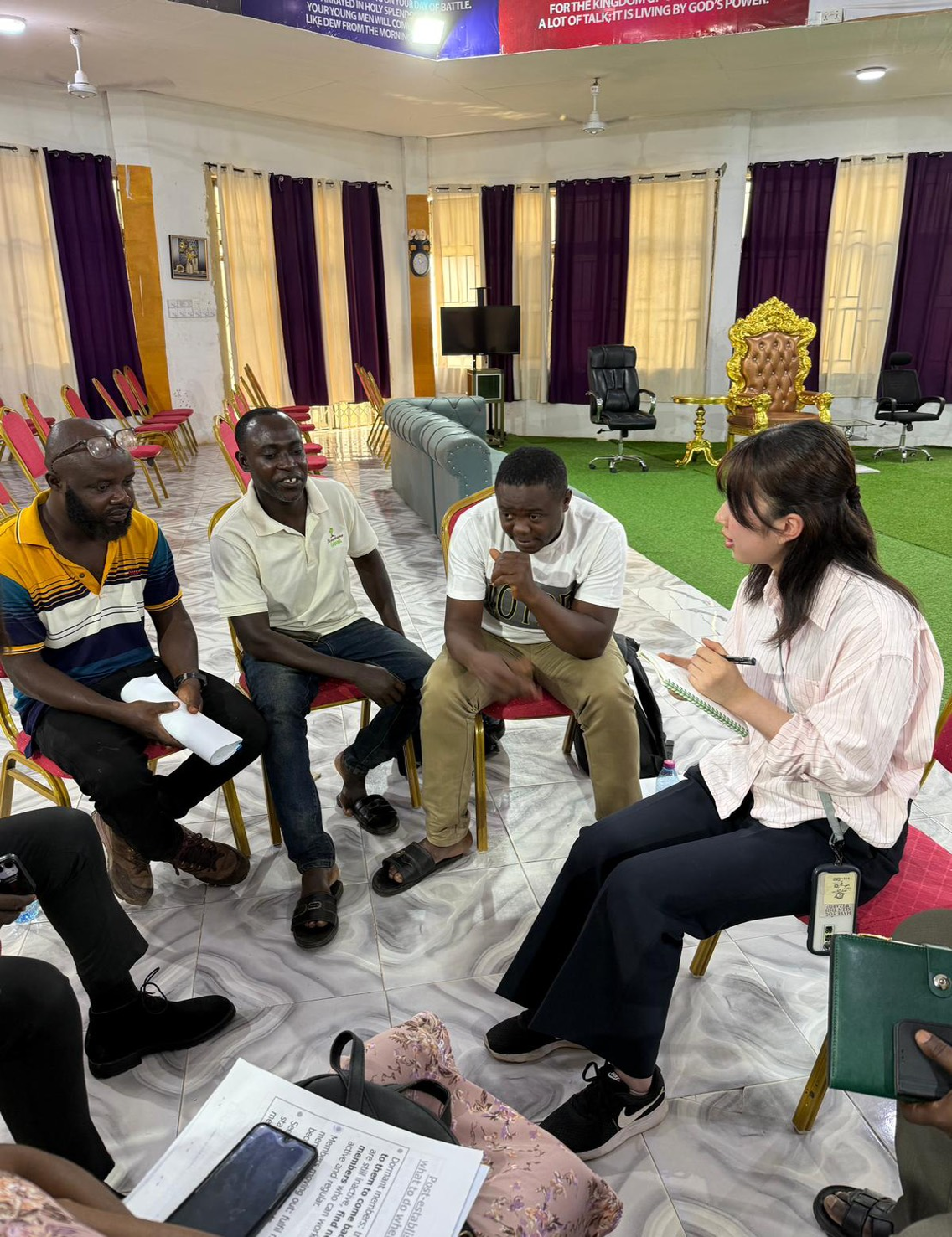 ワークショップの際に行った外部ステークホルダーの方々へのインタビュー